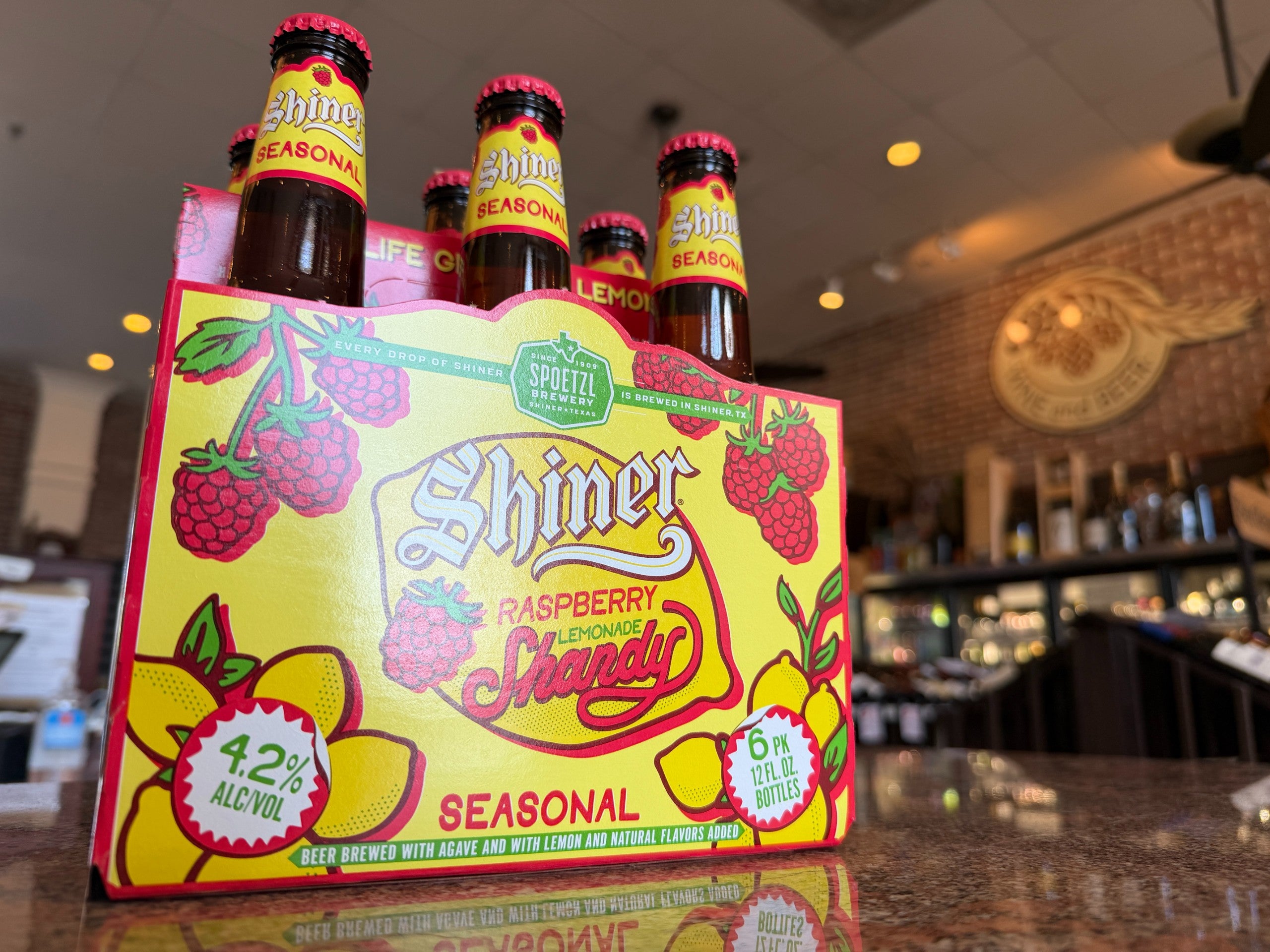 Shiner Raspberry Lemonade Shandy 6-Pack | Downtown Crown Wine
